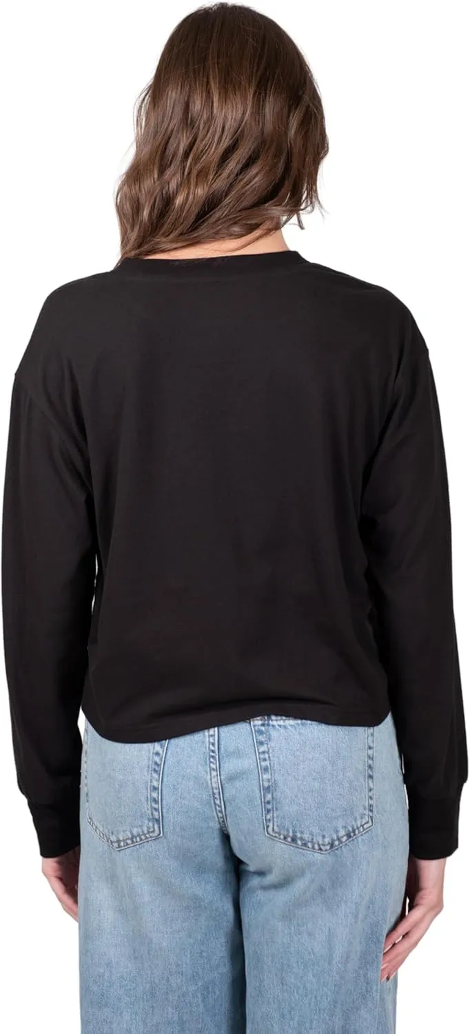 Ultra Game Women's NBA Super Soft Crop Top Pullover Sweatshirt
