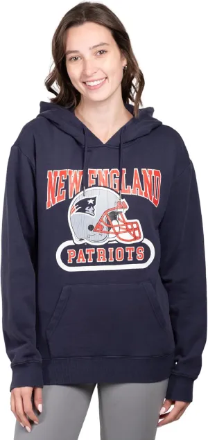 Ultra Game Women's NFL Official Super Soft Hoodie Pullover Sweatshirt