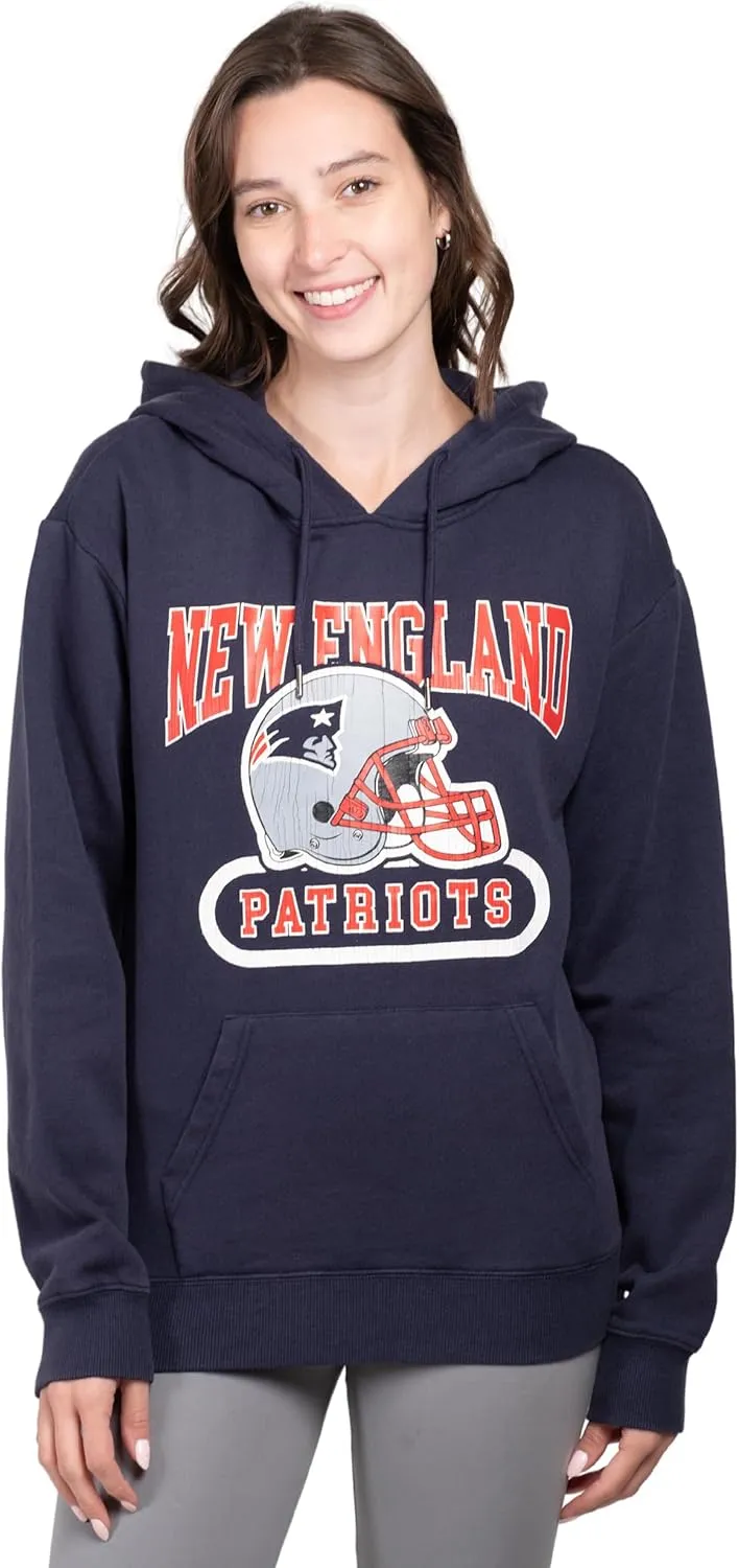 Ultra Game Women's NFL Official Super Soft Hoodie Pullover Sweatshirt