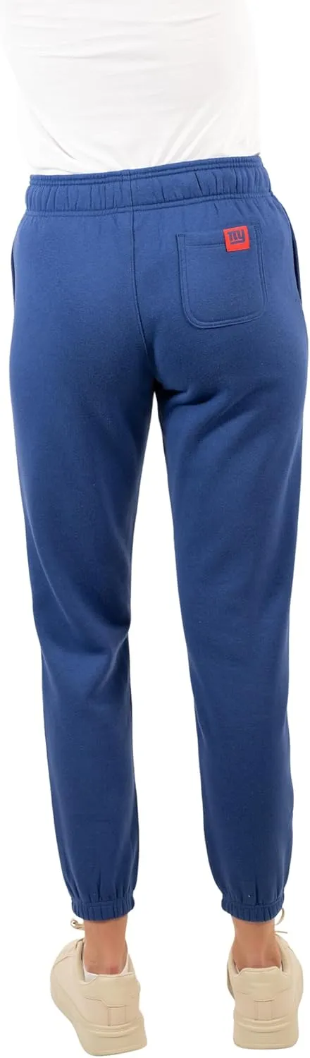 Ultra Game Women's NFL Official Super Soft Sweatpants Joggers Lounge Pants Pajamas