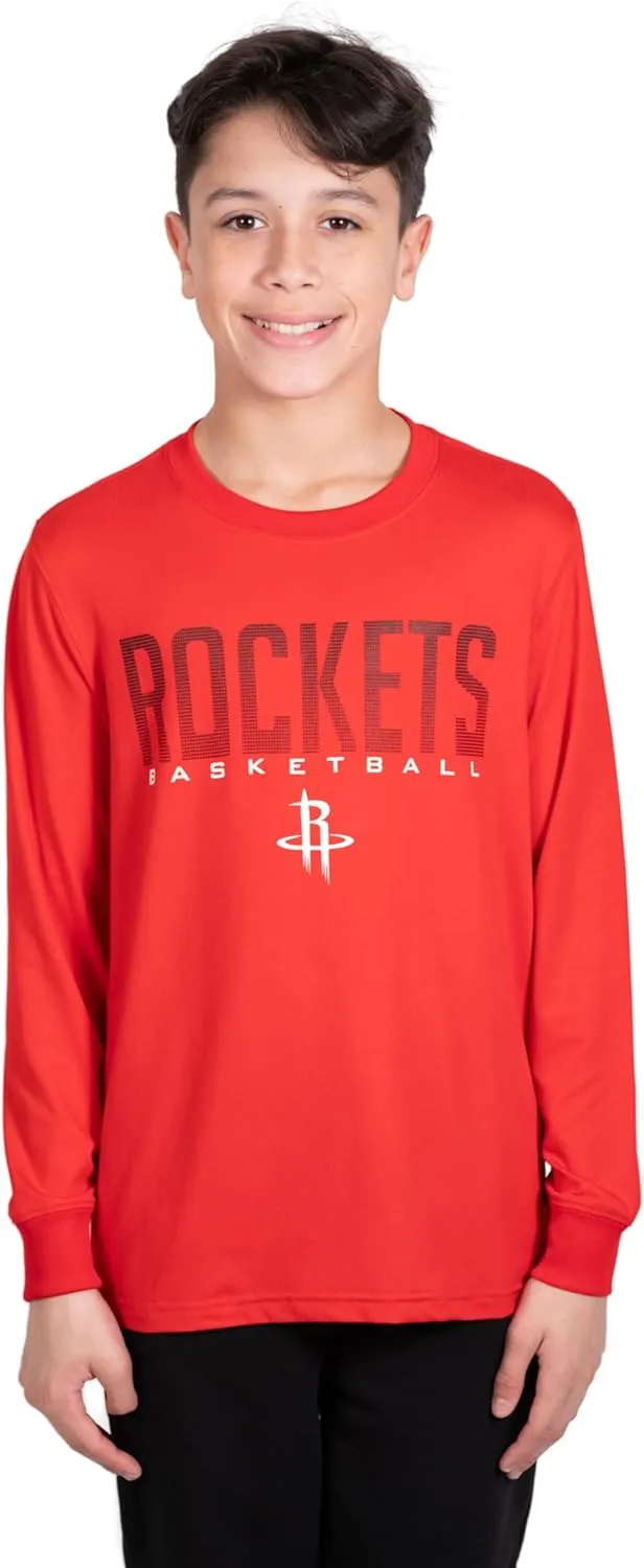 Ultra Game Youth NBA Official Super Soft Long Sleeve T-Shirt