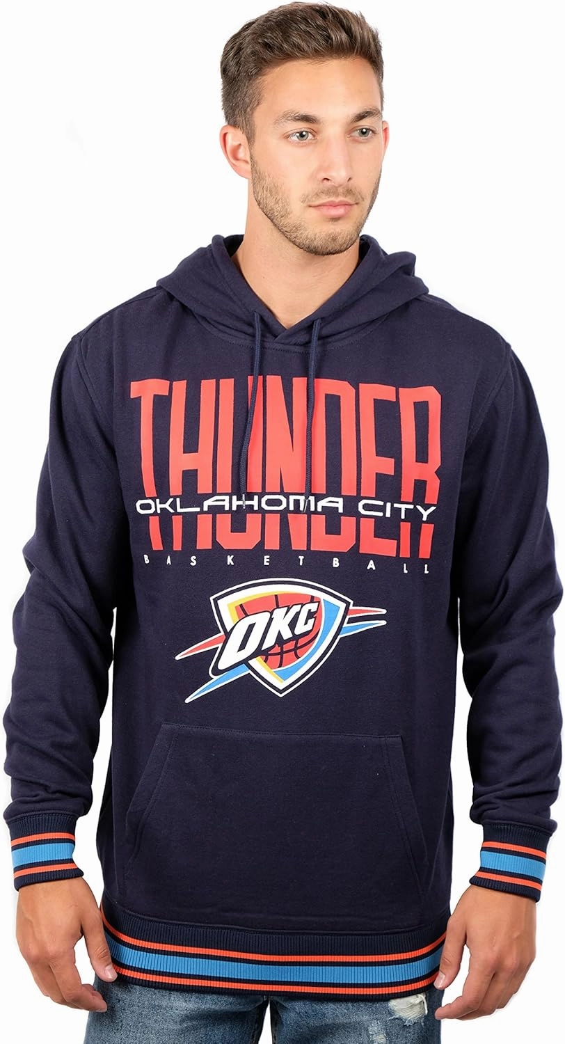Ultra Game Adult's NBA Official Soft Fleece Hoodie Pullover Sweatshirt
