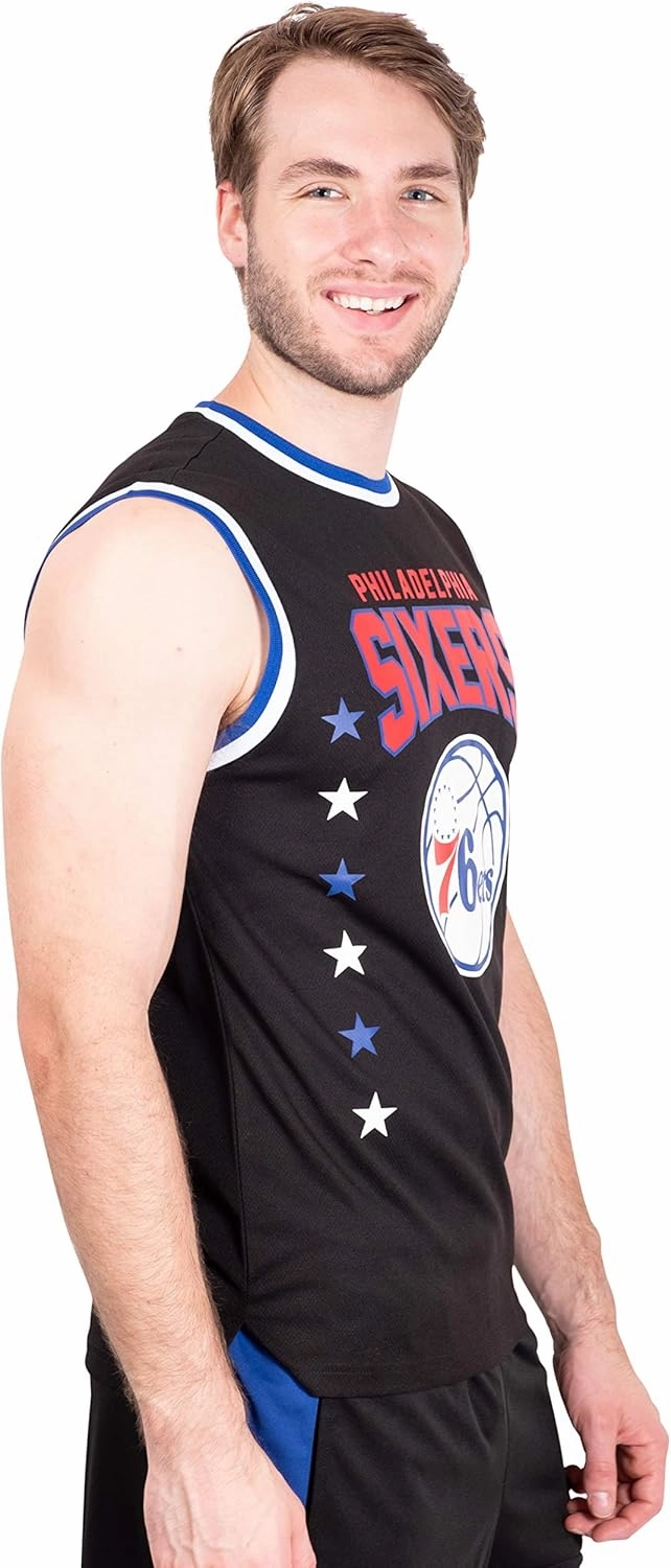 Ultra Game Adult's NBA Official Super Soft Sleeveless Tank Top Muscle T-Shirt