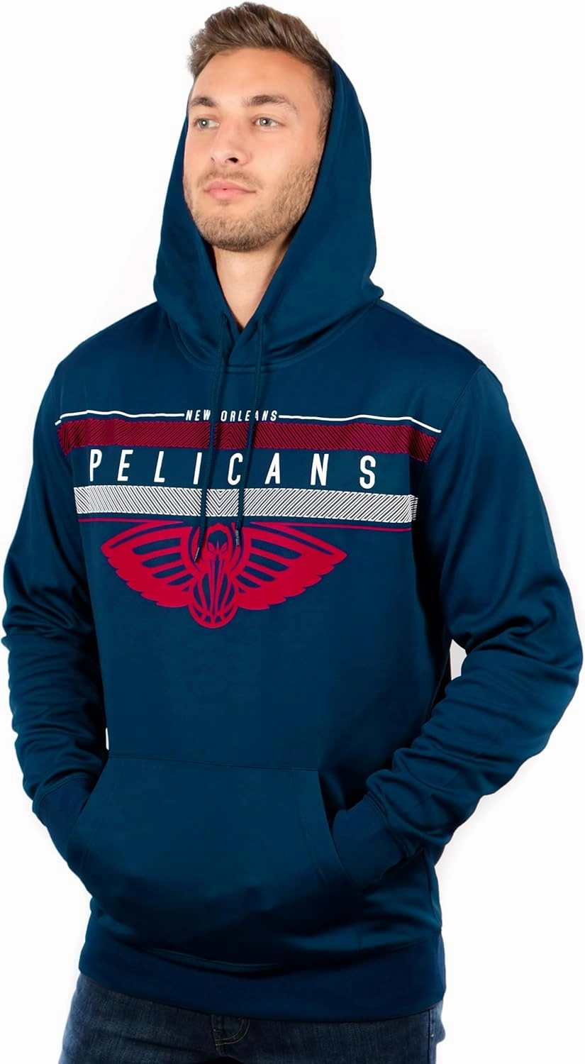 Ultra Game Adults NBA Official Super Soft Midtown Hoodie Pullover Sweatshirt