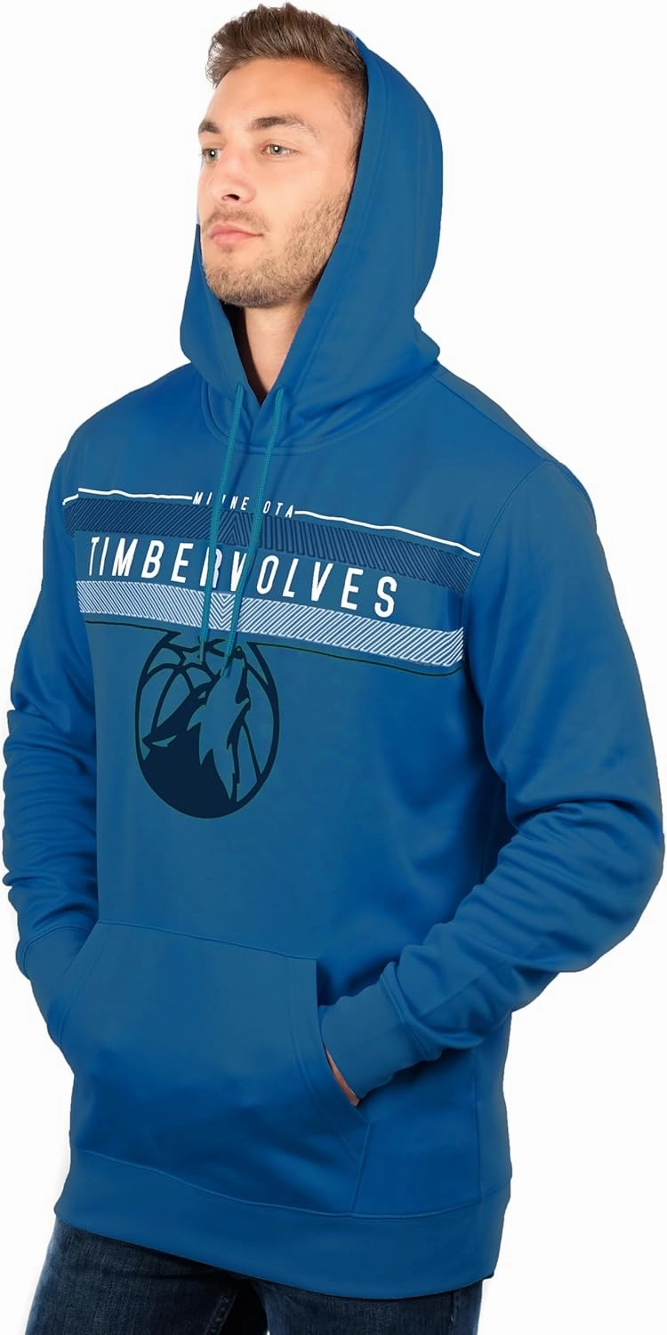 Ultra Game Adults NBA Official Super Soft Midtown Hoodie Pullover Sweatshirt