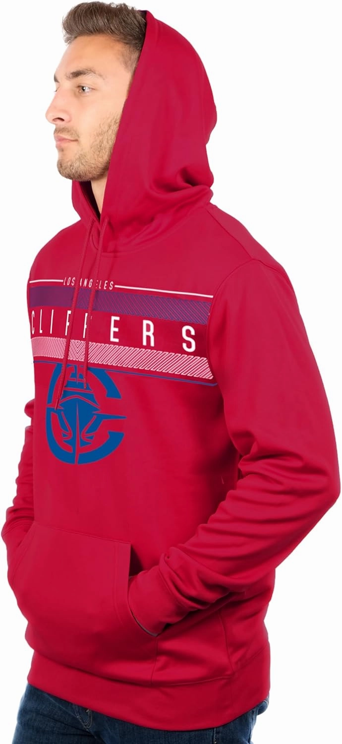Ultra Game Adults NBA Official Super Soft Midtown Hoodie Pullover Sweatshirt