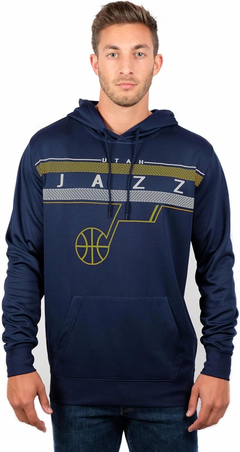 Ultra Game Adults NBA Official Super Soft Midtown Hoodie Pullover Sweatshirt
