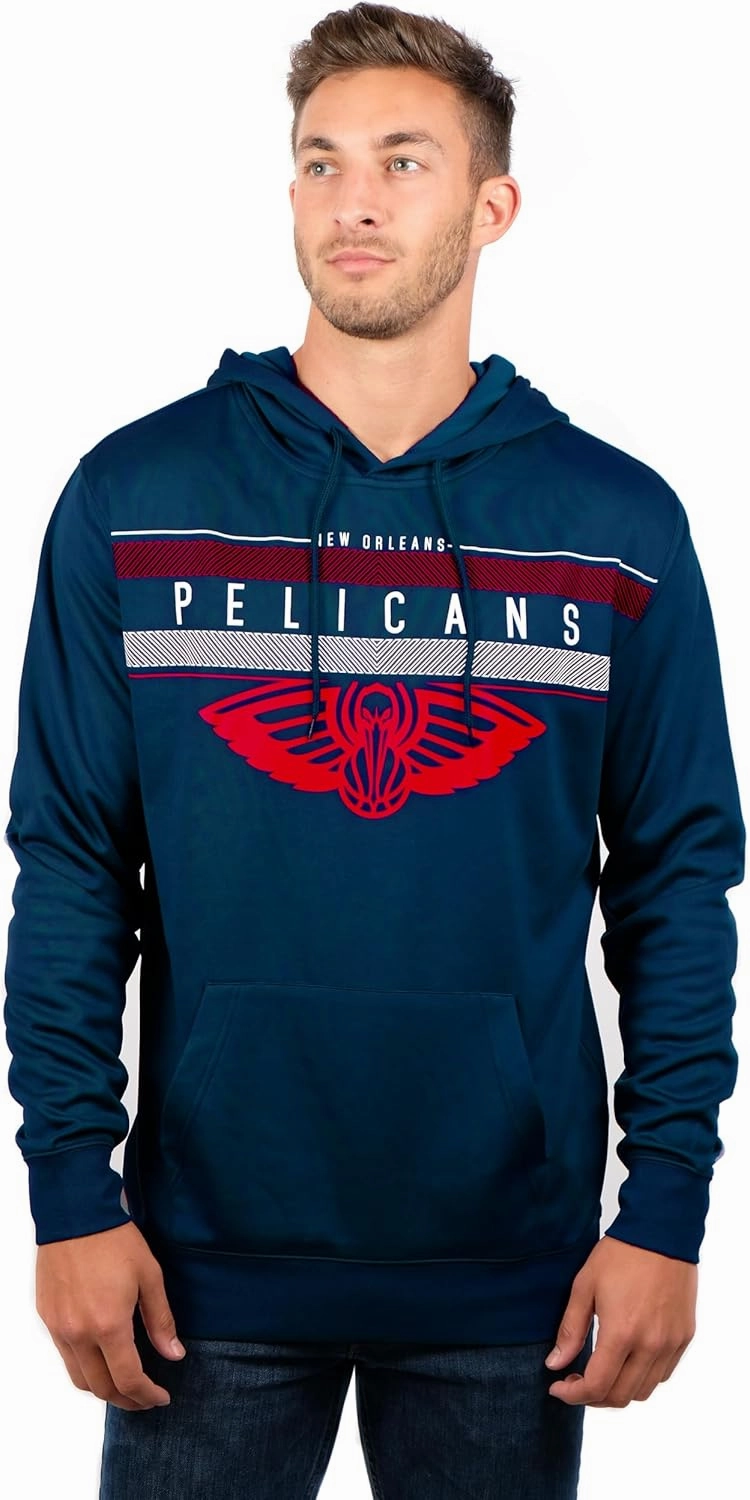 Ultra Game Adults NBA Official Super Soft Midtown Hoodie Pullover Sweatshirt