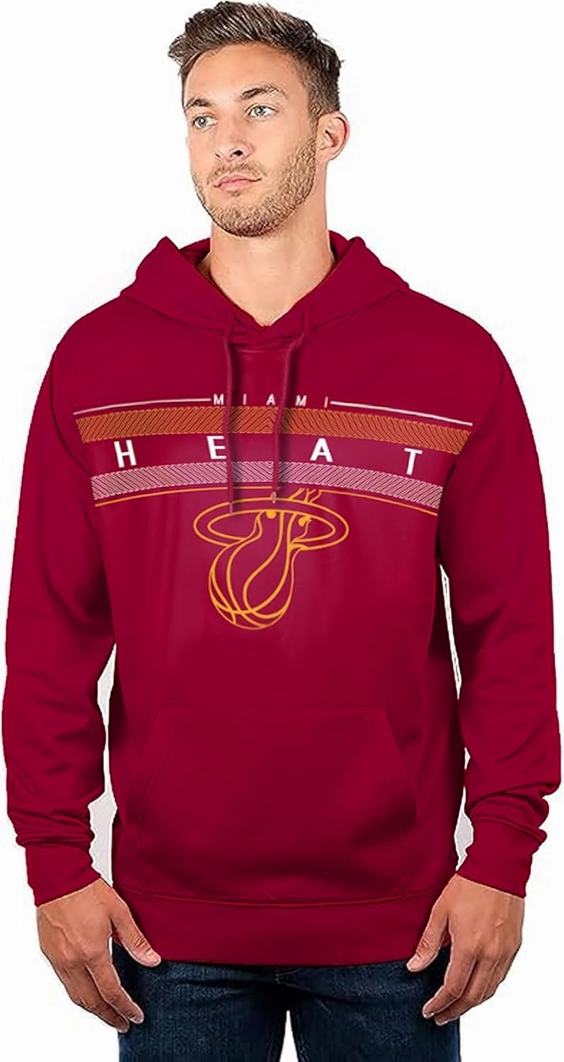 Ultra Game Adults NBA Official Super Soft Midtown Hoodie Pullover Sweatshirt