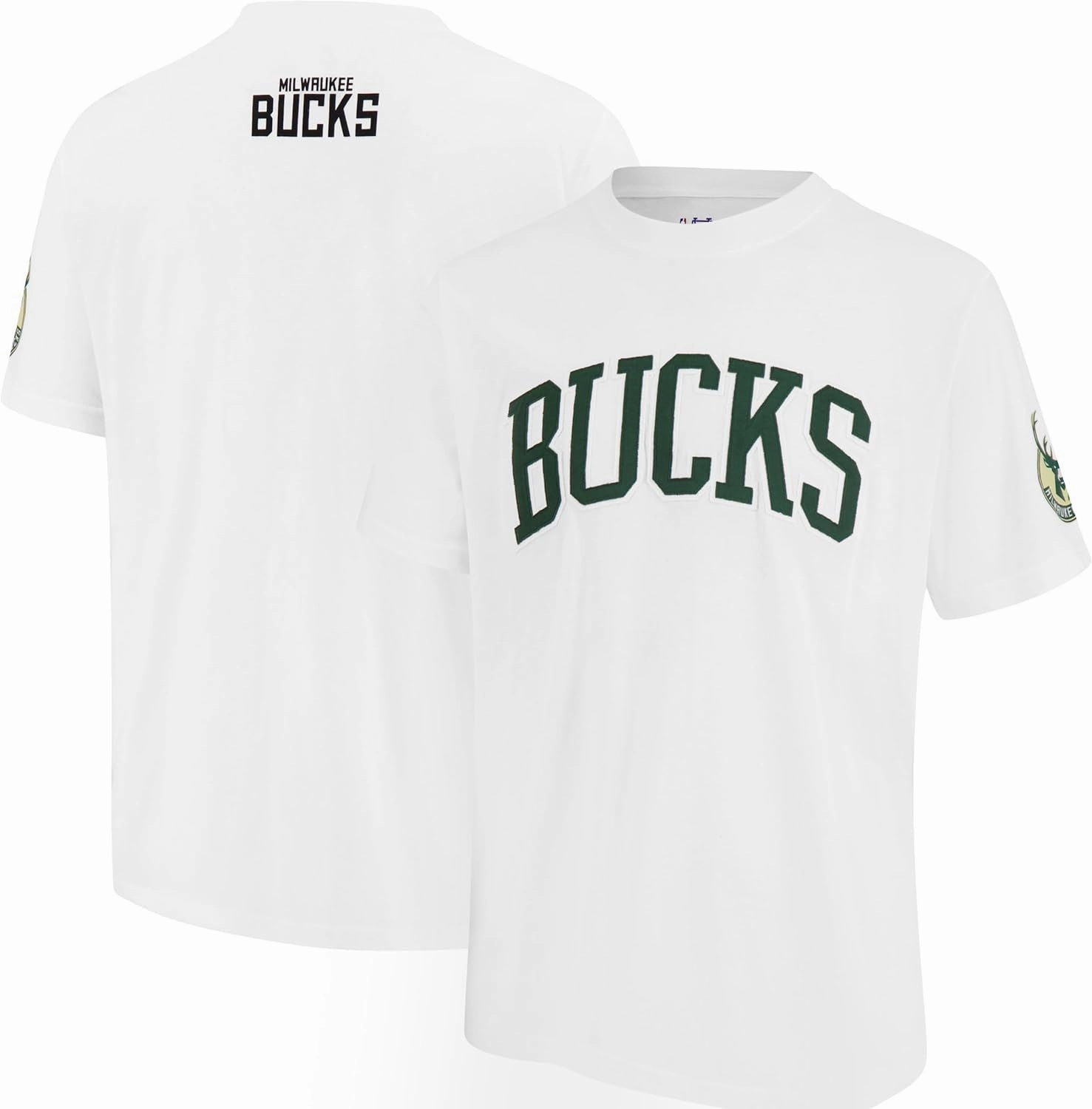 Ultra Game Men's NBA Official Embroidered Letters Super Soft T-Shirt