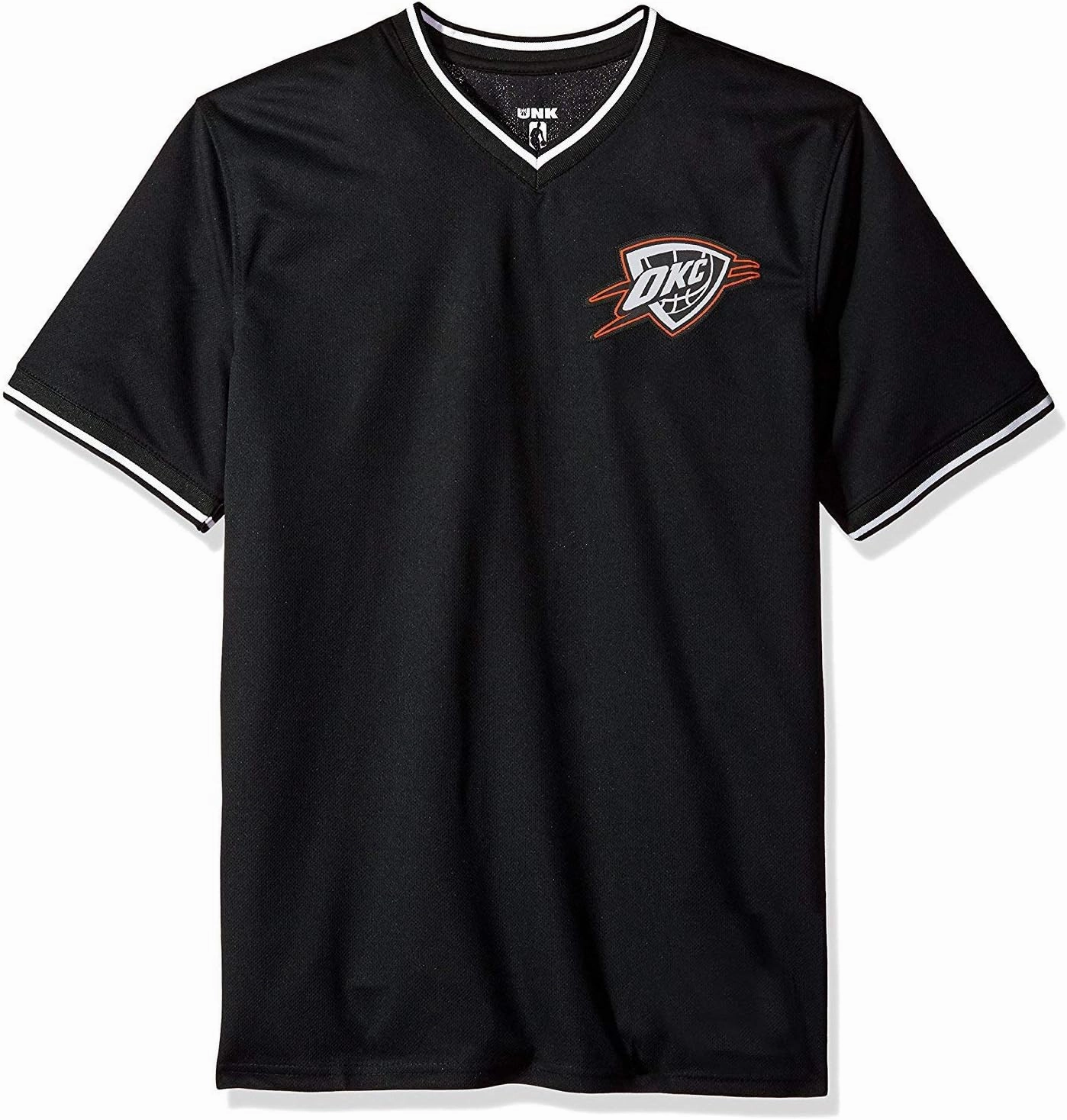 Ultra Game Men's NBA Official Game Time Soft Mesh Short Sleeve V-Neck Tee Shirt