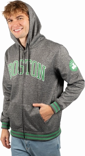 Ultra Game Men's NBA Official MVP Super Soft Full Zip Hoodie Sweatshirt