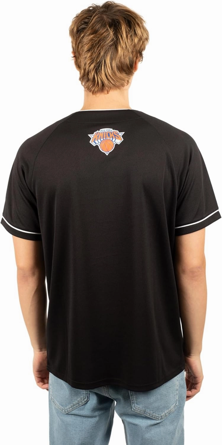 Ultra Game Men's NBA Official Super Soft Button Down Baseball Shirt