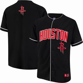 Ultra Game Men's NBA Official Super Soft Button Down Baseball Shirt