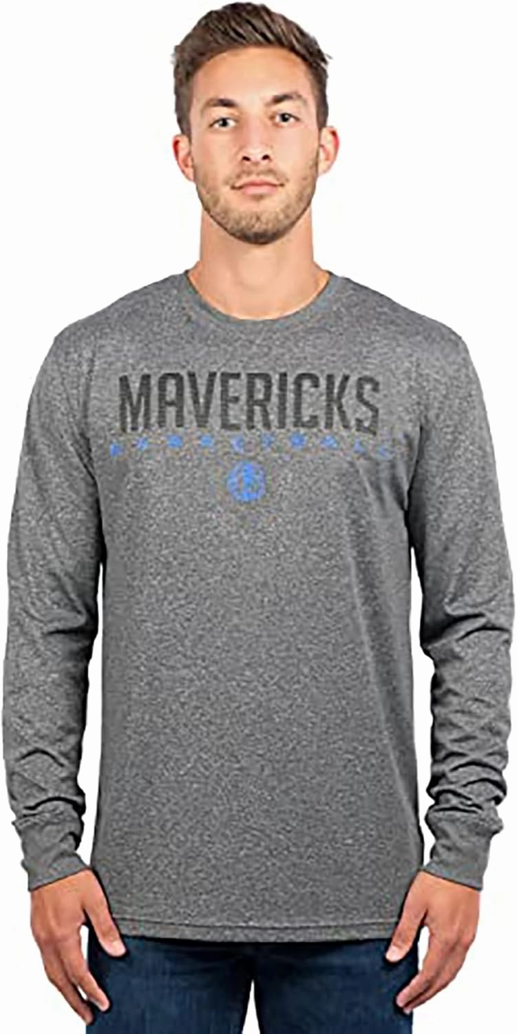 Ultra Game Men's NBA Official Super Soft Game Day Long Sleeve T-Shirt