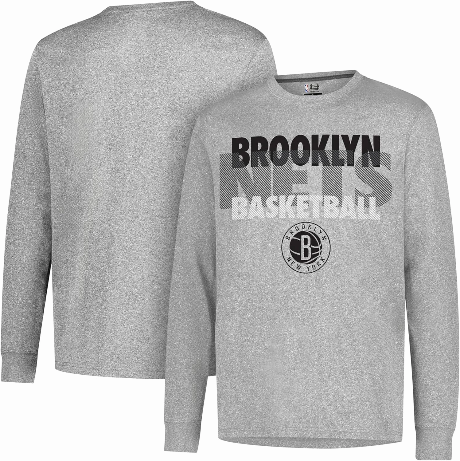 Ultra Game Men's NBA Official Super Soft Supreme Long Sleeve T-Shirt