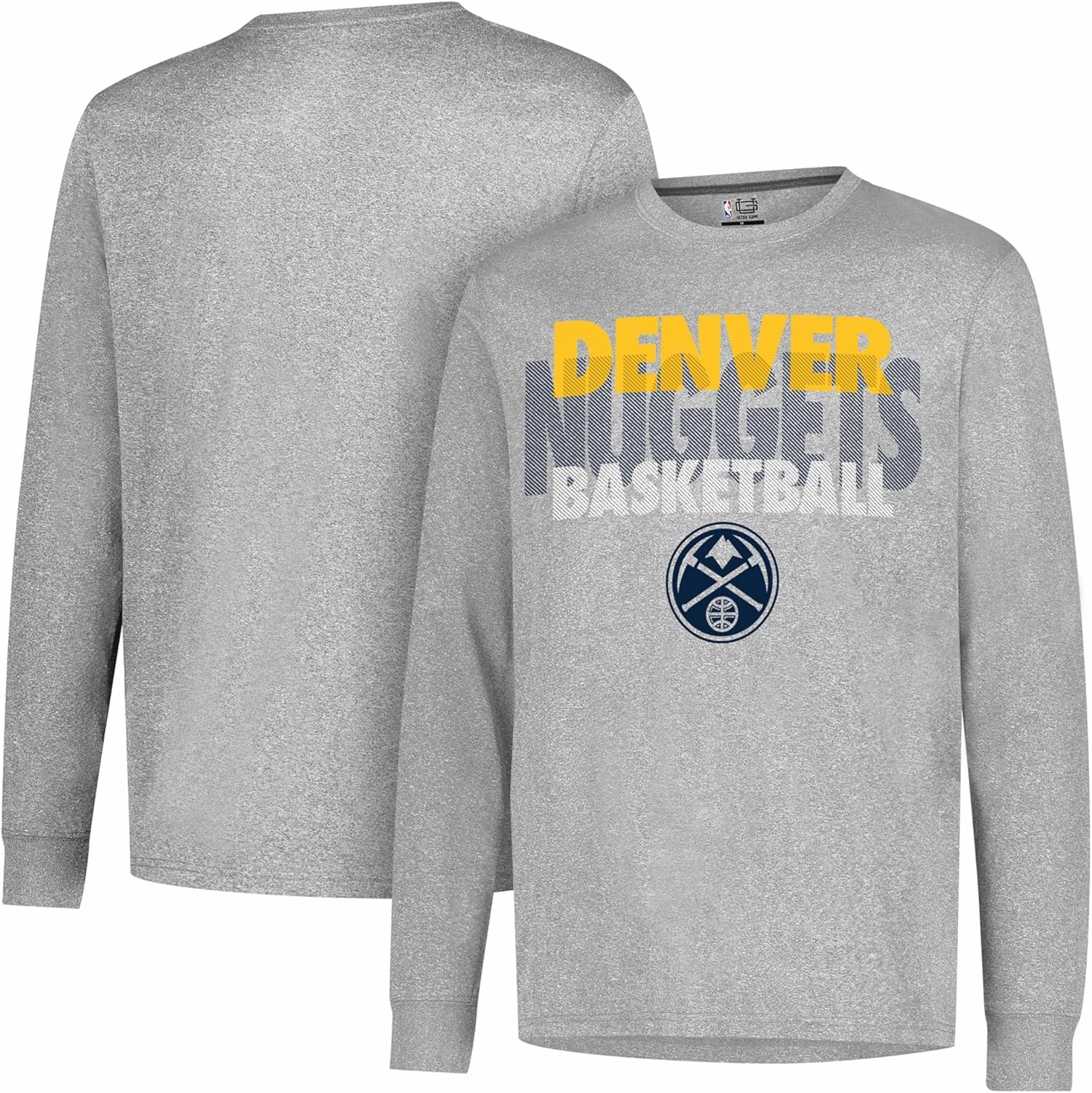 Ultra Game Men's NBA Official Super Soft Supreme Long Sleeve T-Shirt