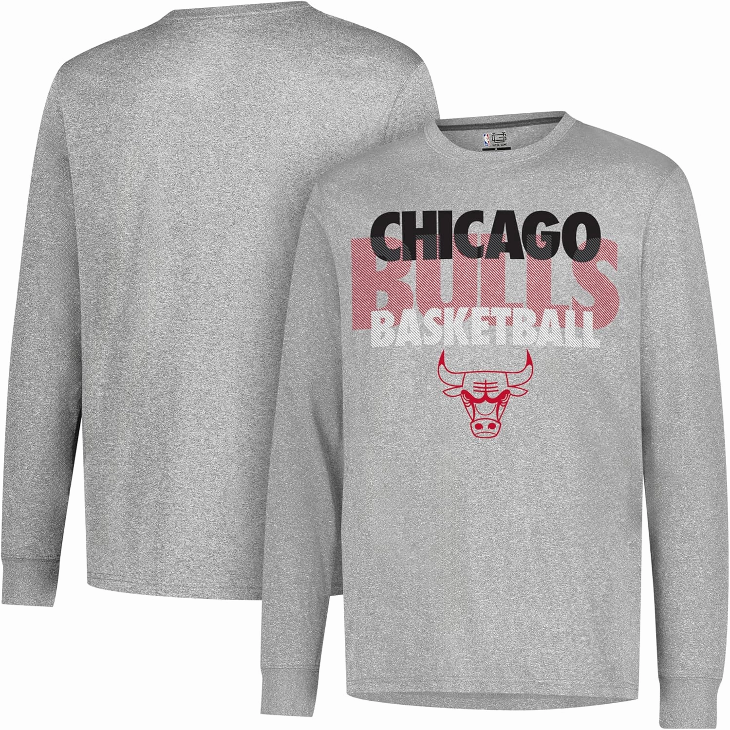Ultra Game Men's NBA Official Super Soft Supreme Long Sleeve T-Shirt