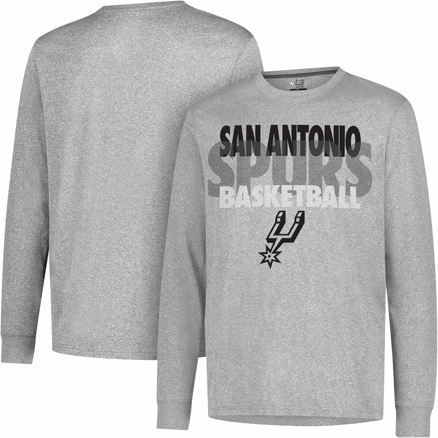 Ultra Game Men's NBA Official Super Soft Supreme Long Sleeve T-Shirt