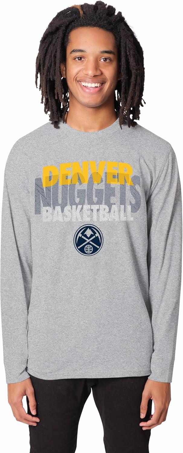 Ultra Game Men's NBA Official Super Soft Supreme Long Sleeve T-Shirt