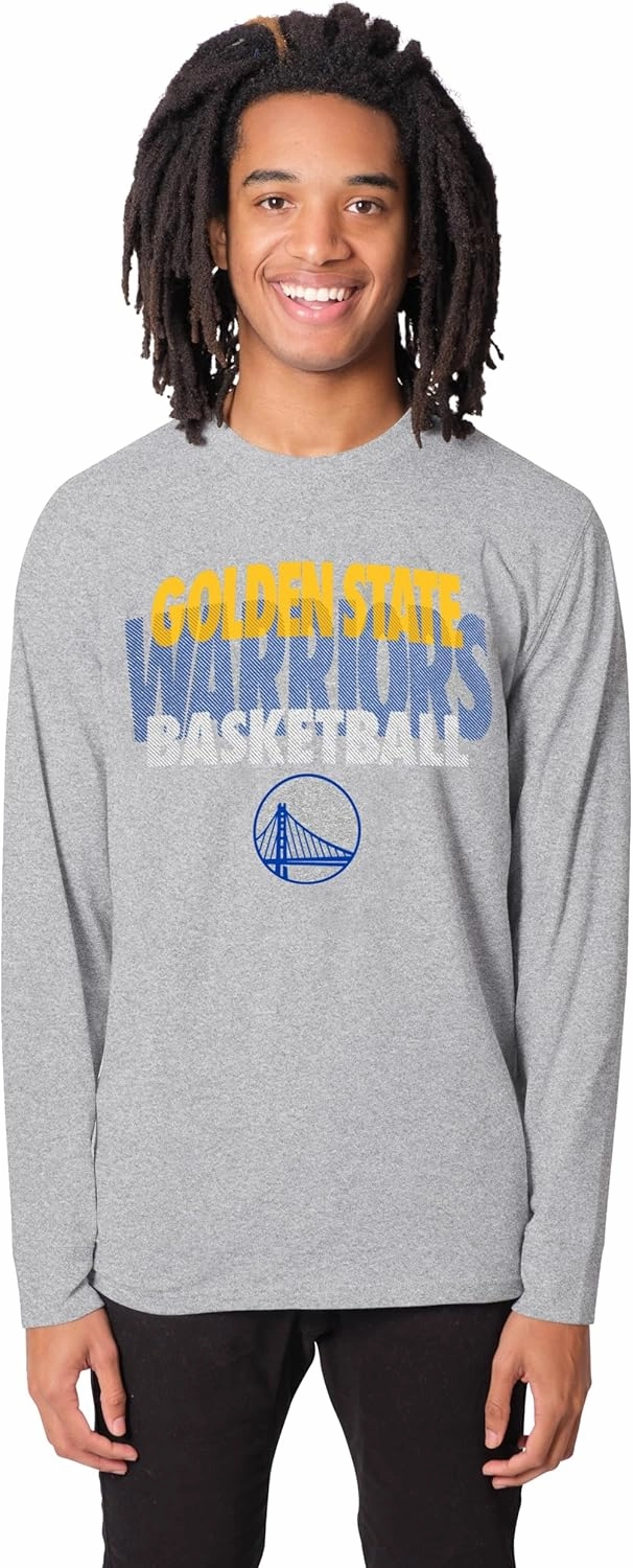 Ultra Game Men's NBA Official Super Soft Supreme Long Sleeve T-Shirt