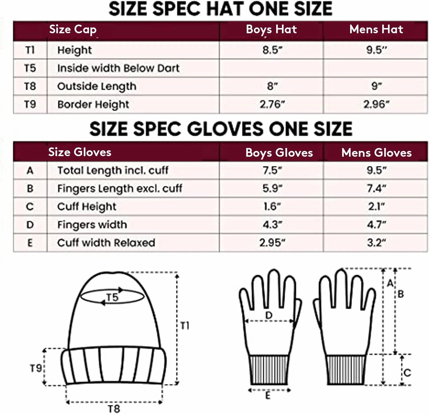Ultra Game NBA Boys Girls Super Soft Winter Beanie Knit Hat With Extra Warm Touch Screen Gloves