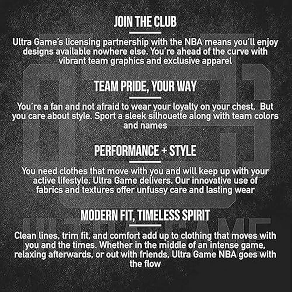 Ultra Game NBA Official Men's Super Soft Fly High Players T-Shirt
