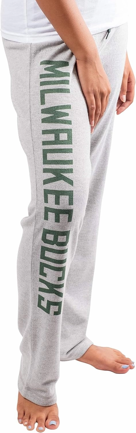 Ultra Game NBA Women's Sleepwear Super Soft Hacci Pajama Loungewear Pants