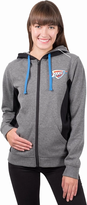 Ultra Game NBA Womens Standard Full Zip Hoodie Sweatshirt Jacket