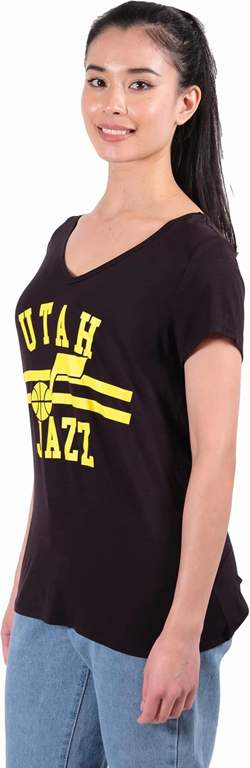 Ultra Game Women's NBA Official Relaxed Short Sleeve T-Shirt