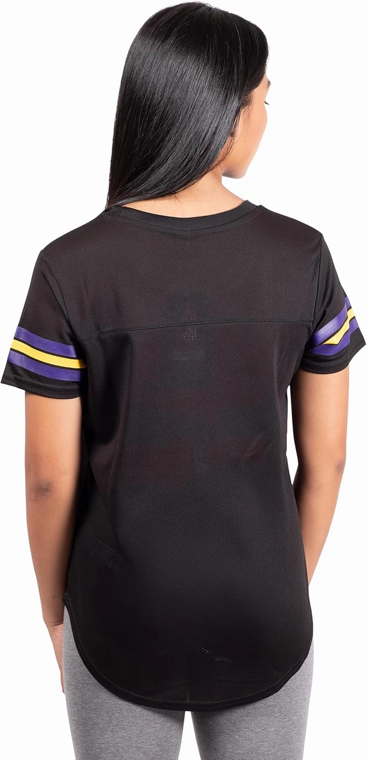 Ultra Game Women's NBA Official Super Soft Mesh T-Shirt