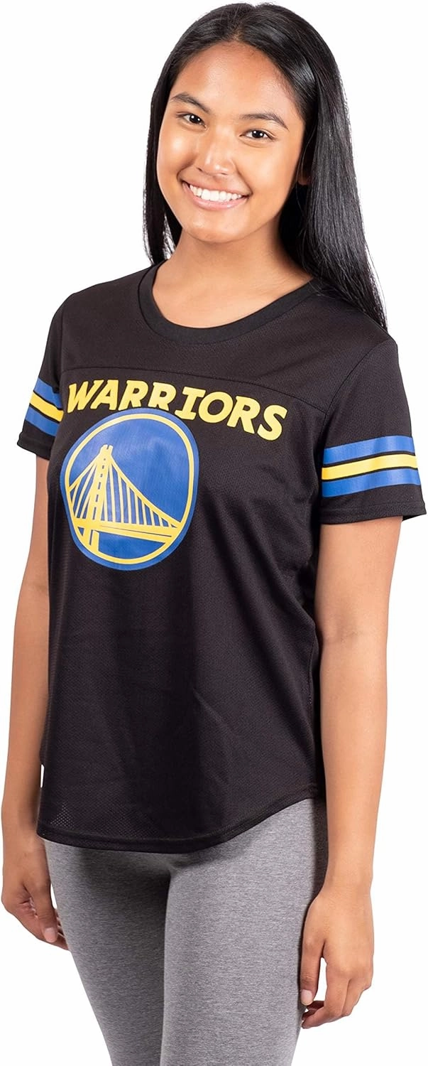 Ultra Game Women's NBA Official Super Soft Mesh T-Shirt