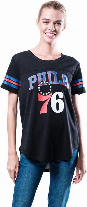 Ultra Game Women's NBA Official Super Soft Mesh T-Shirt