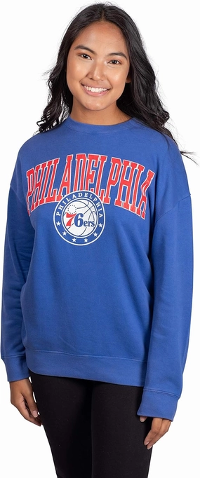 Ultra Game Women's NBA Official Super Soft Oversized Sweatshirt