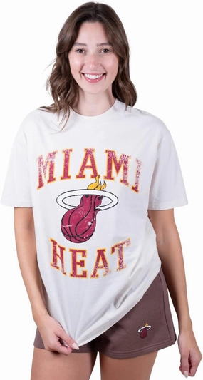Ultra Game Women's NBA Official Super Soft T-Shirt & Short Set