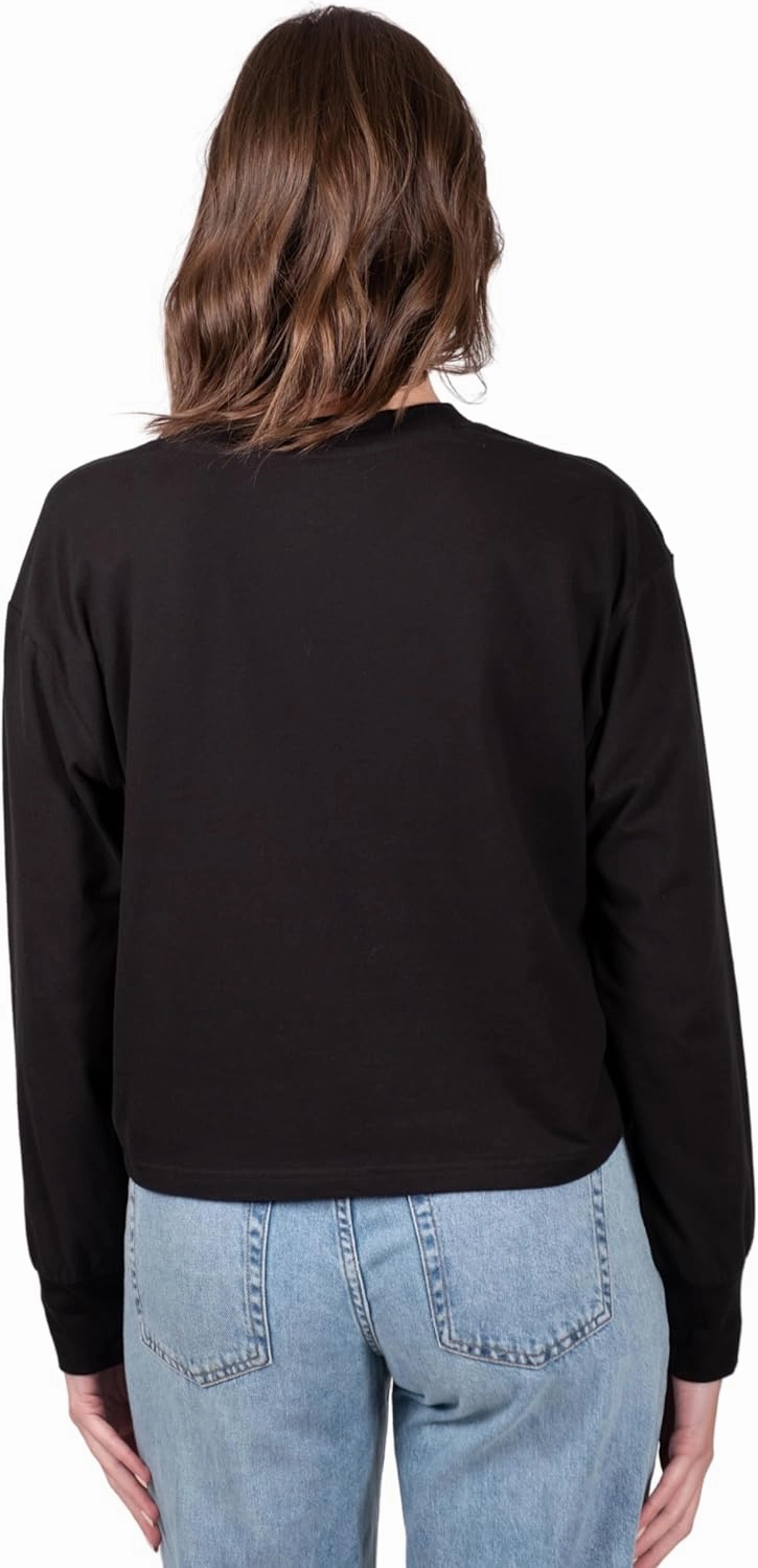 Ultra Game Women's NBA Super Soft Crop Top Pullover Sweatshirt