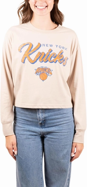 Ultra Game Women's NBA Super Soft Crop Top Pullover Sweatshirt