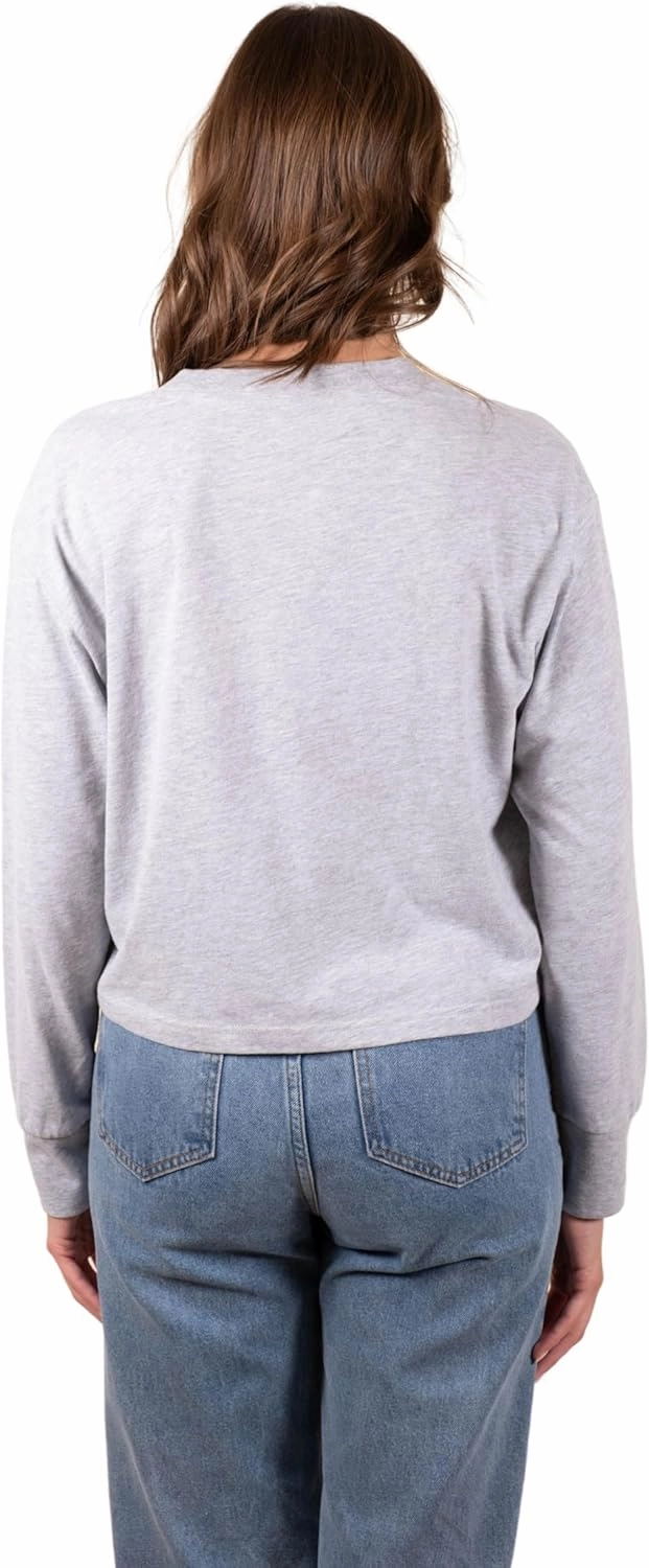 Ultra Game Women's NBA Super Soft Crop Top Pullover Sweatshirt