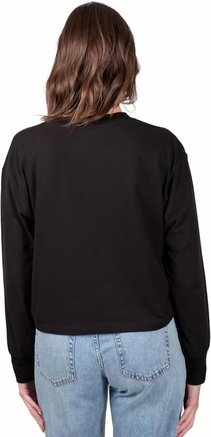 Ultra Game Women's NBA Super Soft Crop Top Pullover Sweatshirt