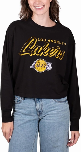 Ultra Game Women's NBA Super Soft Crop Top Pullover Sweatshirt