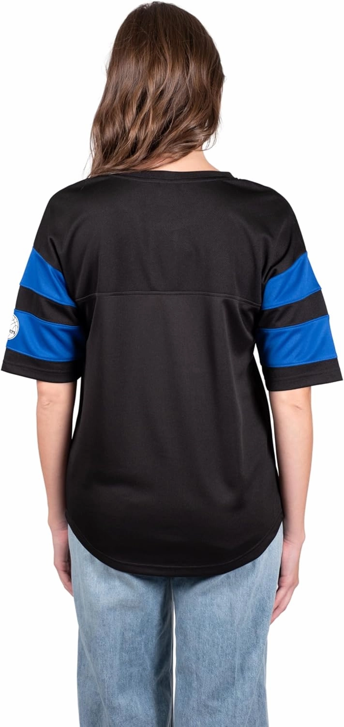 Ultra Game Women's Super Soft Mesh Lace-up Jersey Shirt