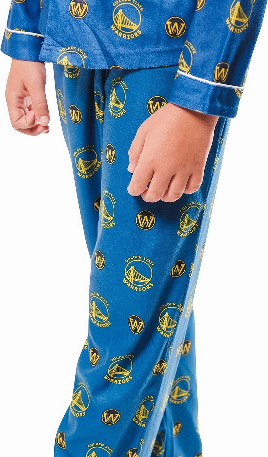 Ultra Game Youth NBA Official 2-Piece Super Soft Button Down Pajamas Set