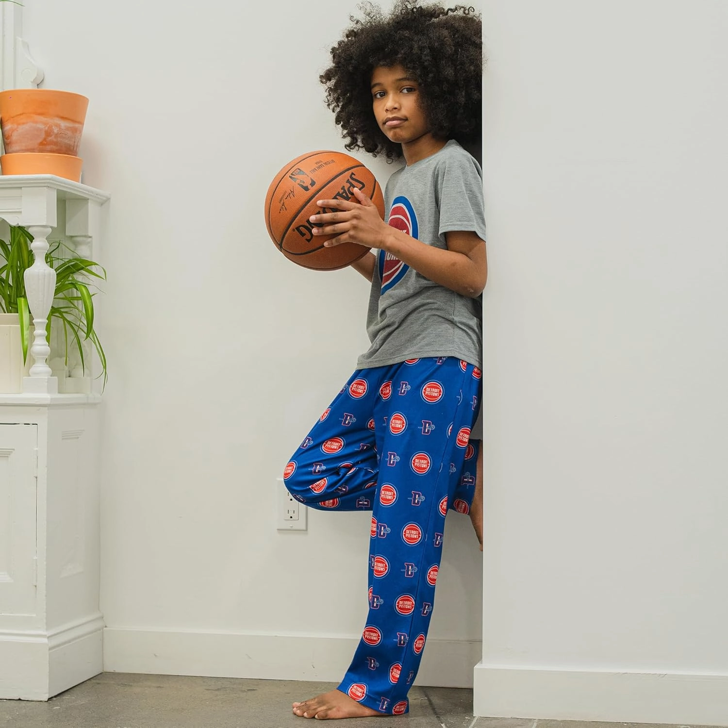 Ultra Game Youth NBA Official 2 Piece T-Shirt & Lounge Pants Pajama Set