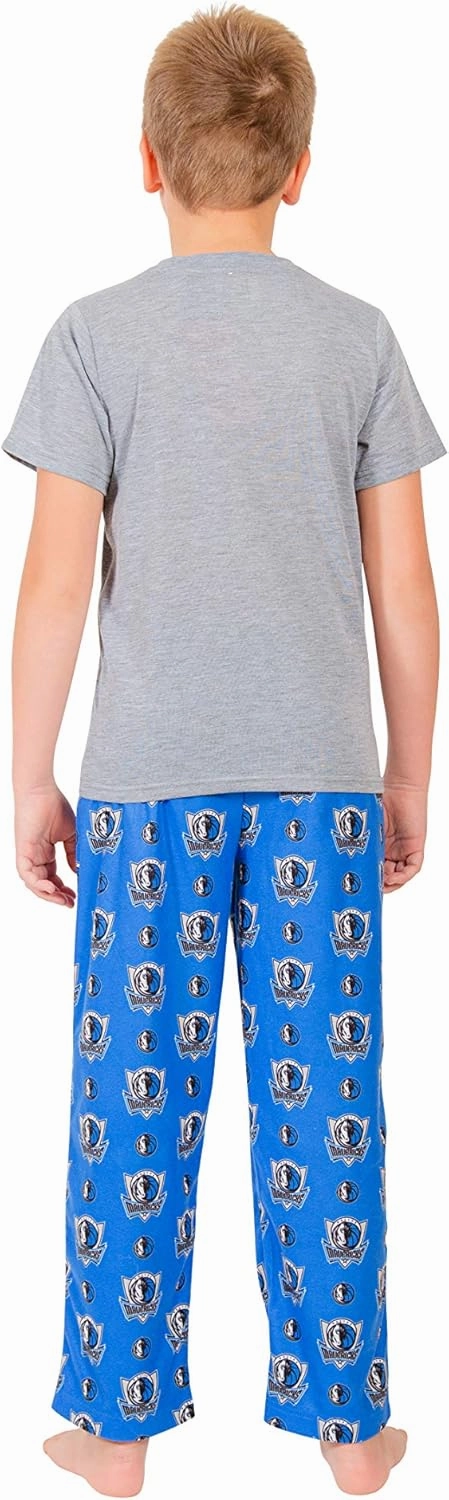 Ultra Game Youth NBA Official 2 Piece T-Shirt & Lounge Pants Pajama Set