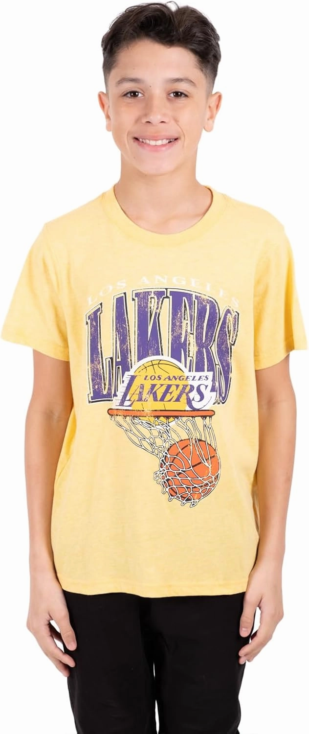 Ultra Game Youth NBA Official Super Soft Distressed T-Shirt