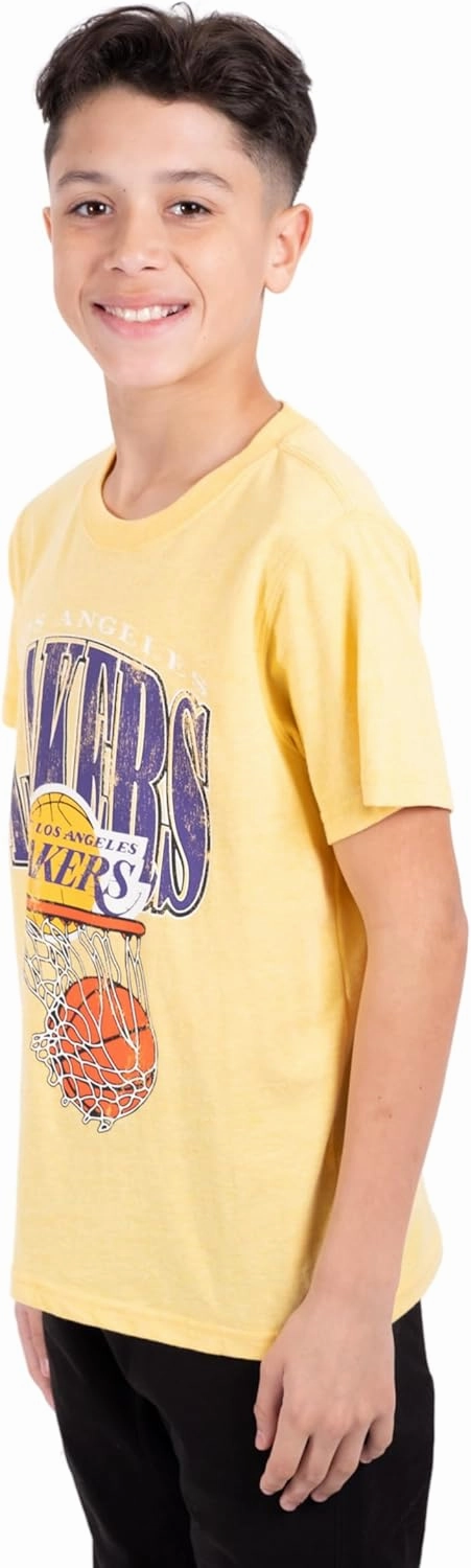 Ultra Game Youth NBA Official Super Soft Distressed T-Shirt