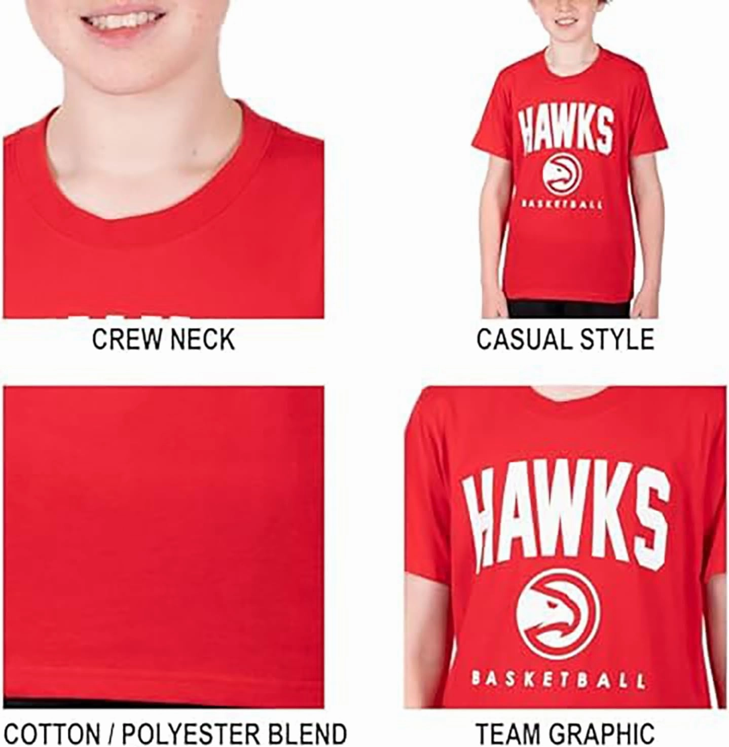 Ultra Game Youth NBA Official Super Soft Game Time T-Shirt