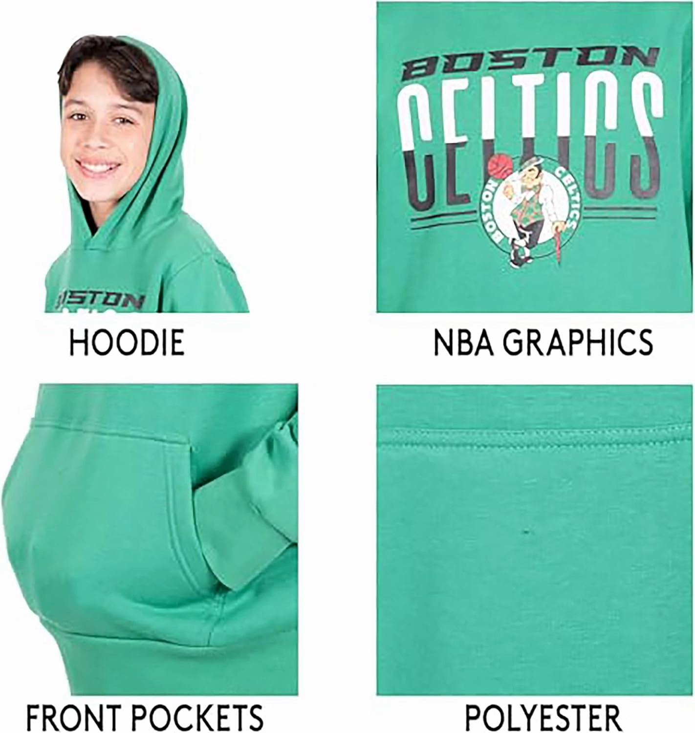 Ultra Game Youth NBA Official Super Soft MVP Pullover Hoodie Sweatshirt