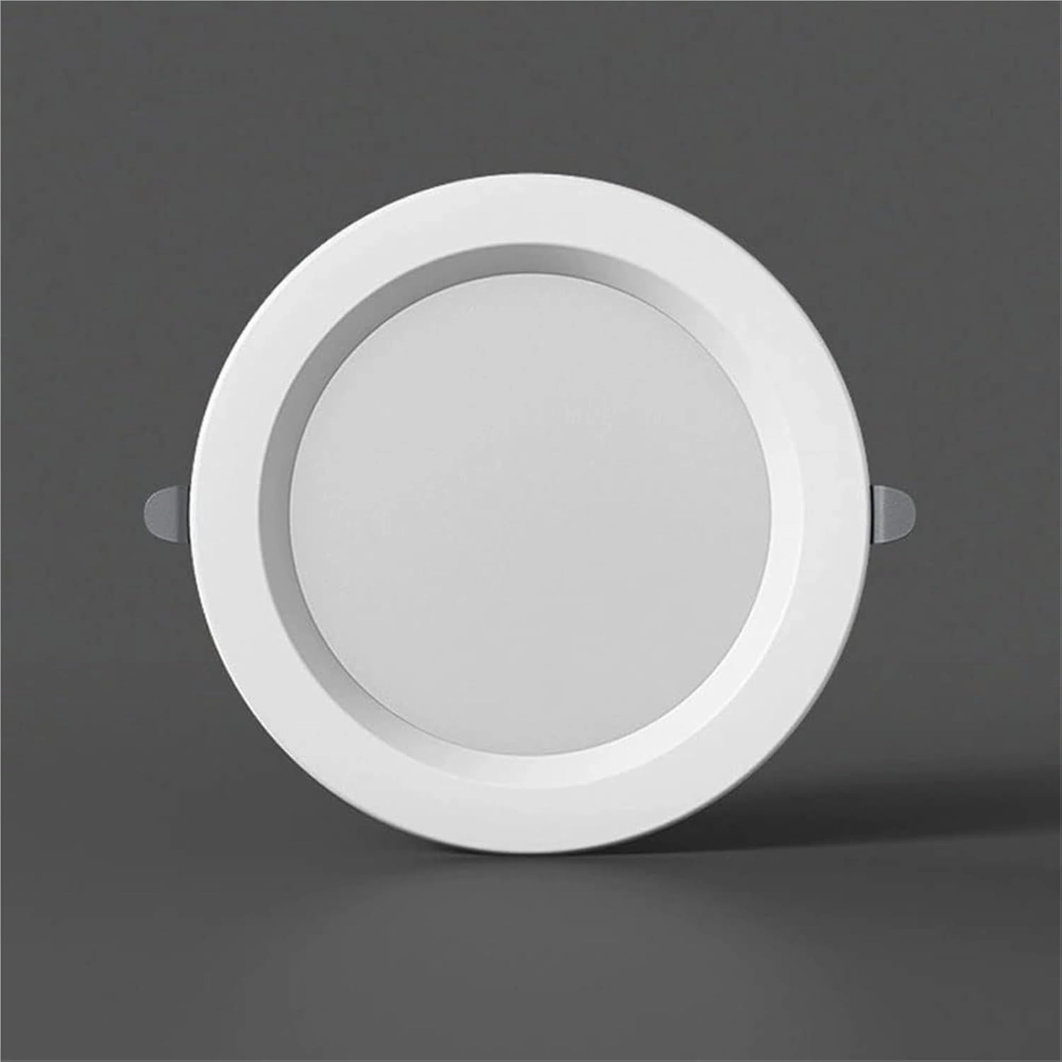 Ultra-Thin Mini Panel Downlight, Intelligent Dimmable Anti-Glare Round Ceiling Light with Junction Box, Ideal for Bag Painting Lighting(12w)
