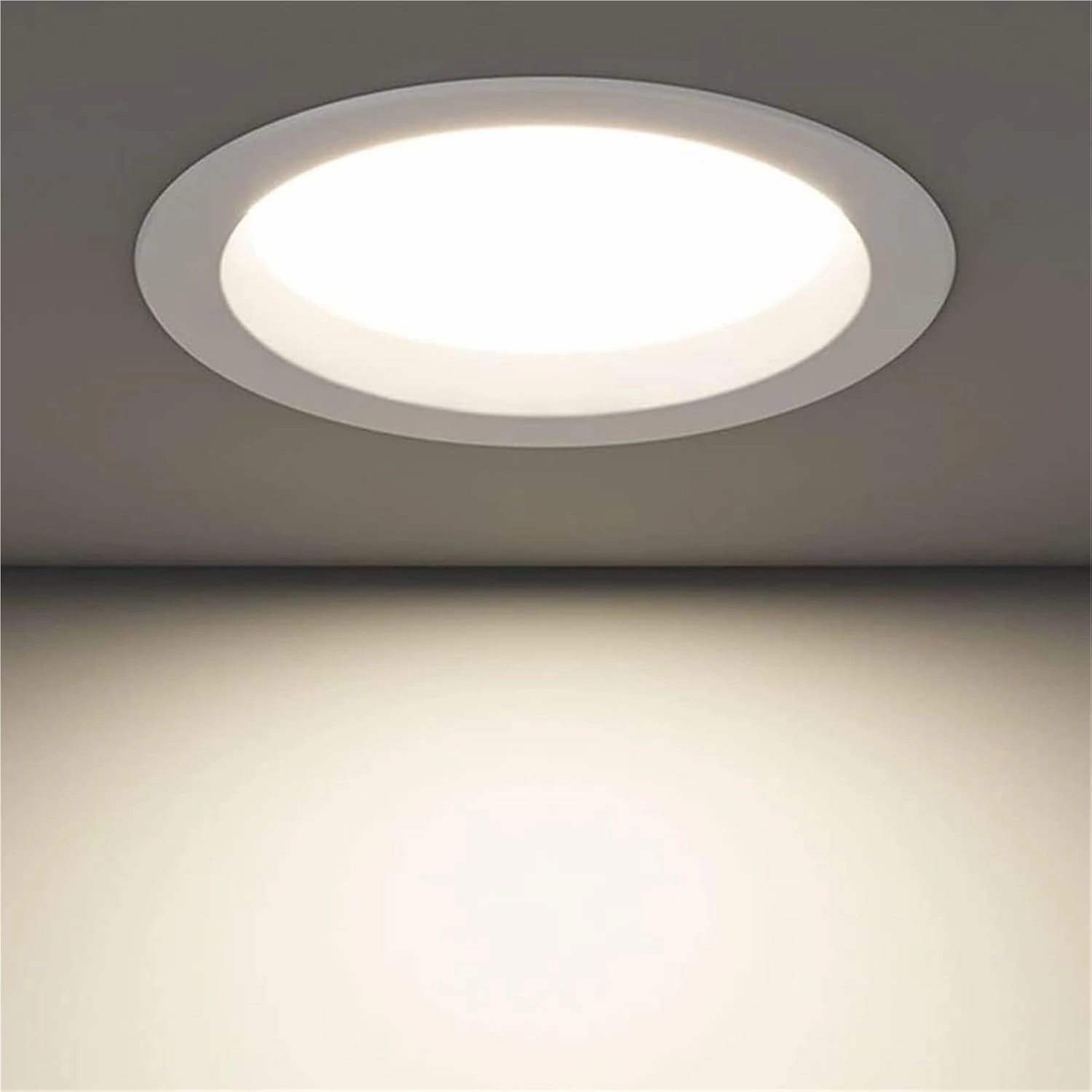 Ultra-Thin Mini Panel Downlight, Intelligent Dimmable Anti-Glare Round Ceiling Light with Junction Box, Ideal for Bag Painting Lighting(12w)